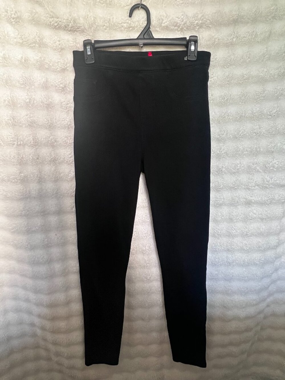 Spanx Jean-ish Black Jeggings – High Rise Pull-On Skinny Stretch Pants